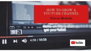 How to grow a youtube channel
